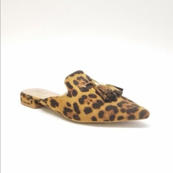 (LAST 2) Sadie Oxford Mules in Leopard Print - Picture 4 of 4